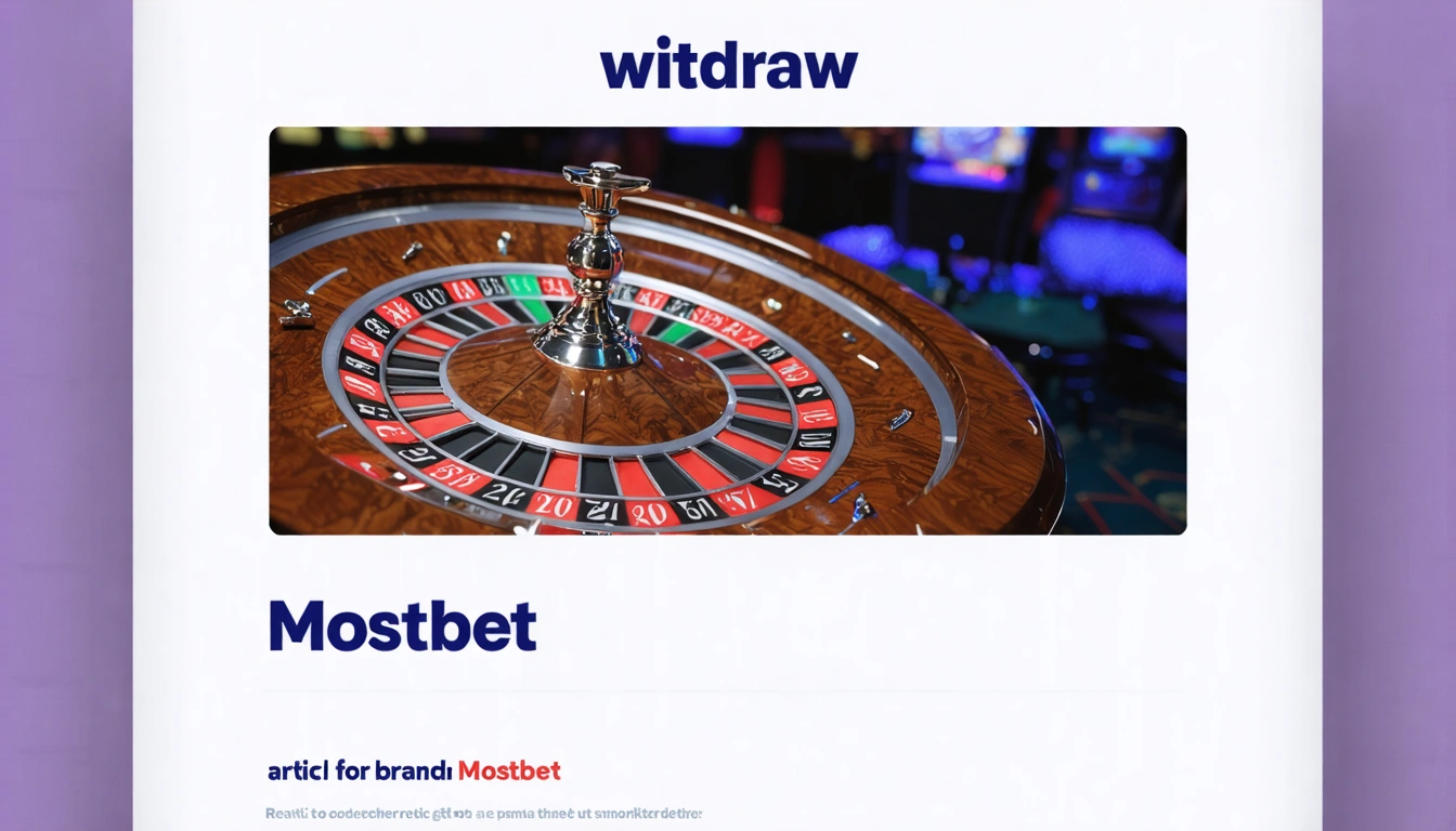 withdraw Mostbet